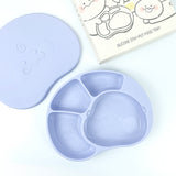 Ubmom Silicone Stay-put Food Tray With Lid